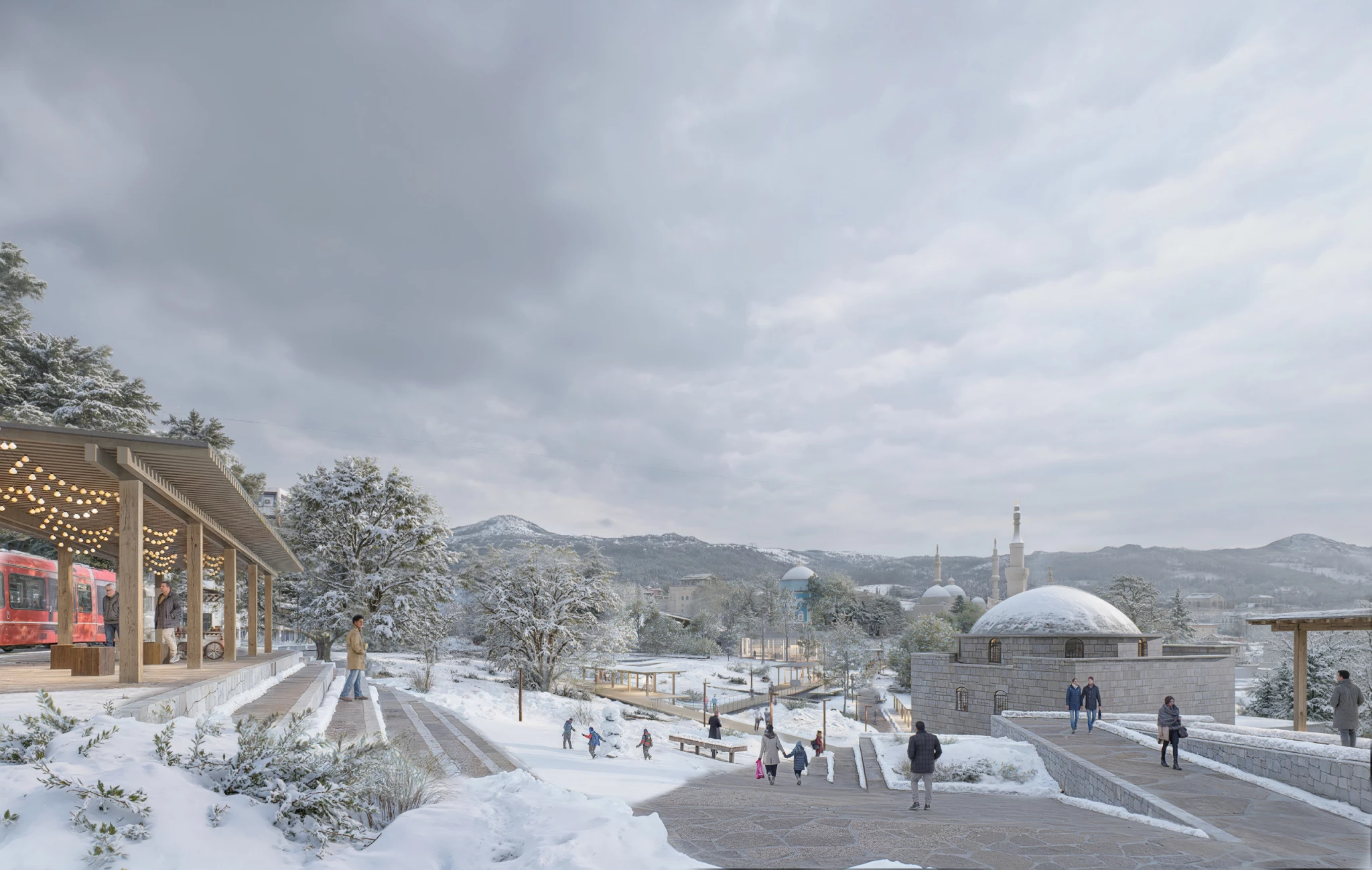 Bursa Setbaşı, Yeşil ve Emirsultan Tarihi Aksı