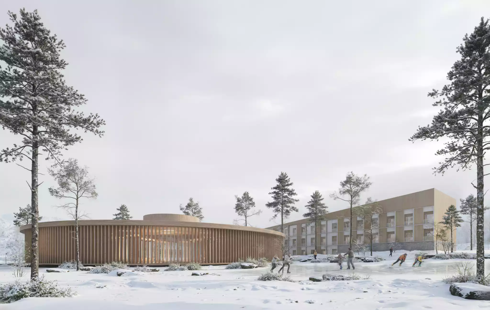 Restoran ve Gölet Alanı