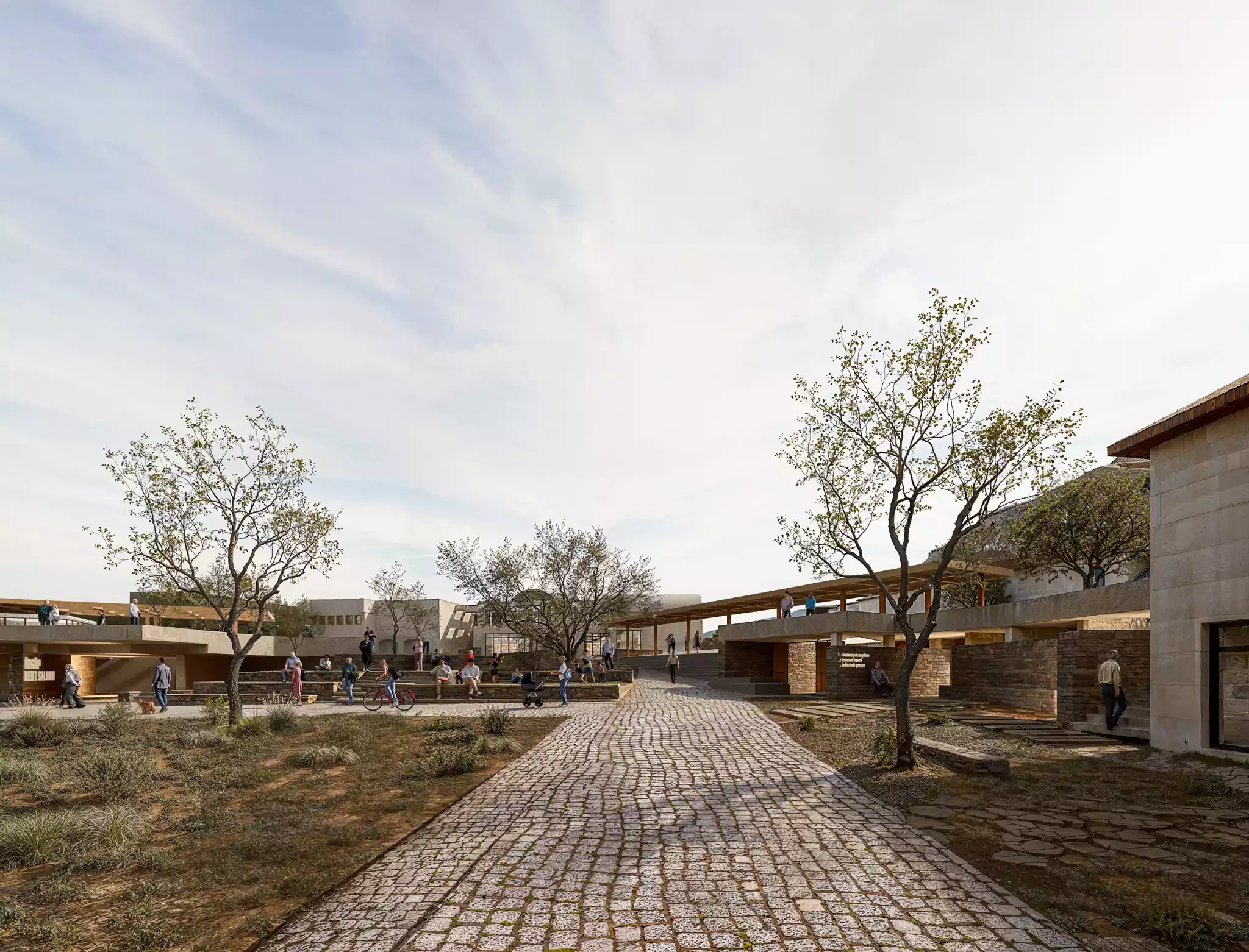 Teraslı Meydan ve Kent Salonu